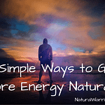 6 simple ways to get more energy naturally